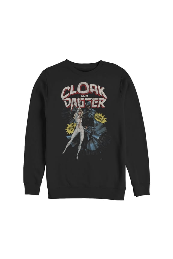 Men's Marvel Cloak and Dagger Children Sweatshirt Black Large