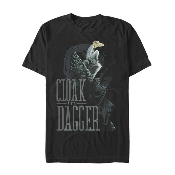 Men's Marvel Cloak and Dagger Shadows Graphic Tee Black 3X Large