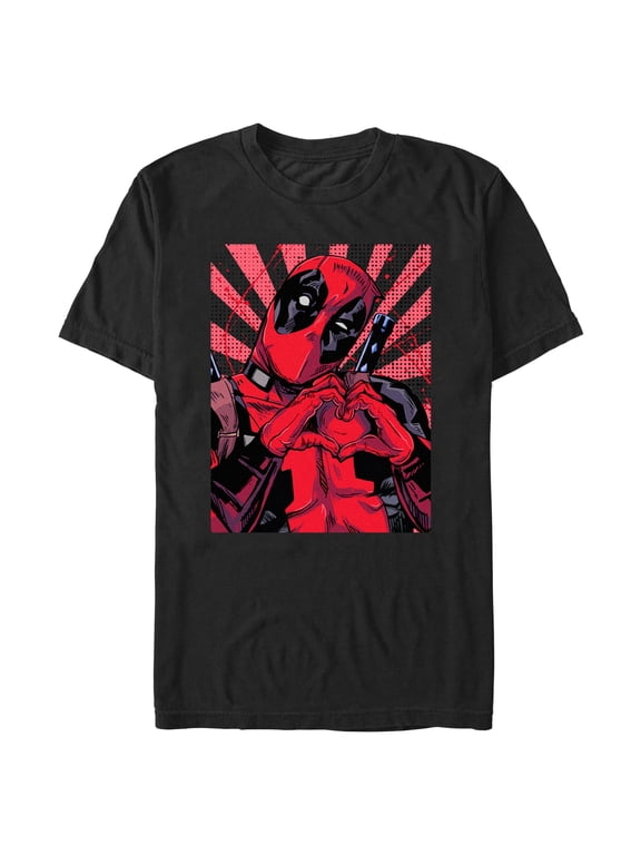 Men's Marvel: Deadpool Deadpool Heart You Graphic T-Shirt