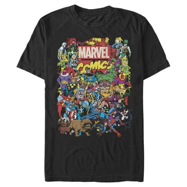 Men's Marvel Comic Heroes  Graphic T-Shirt