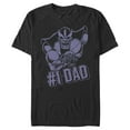 thumbnail image 1 of Men's Marvel Thanos #1 Dad  Graphic Tee Black Small, 1 of 5