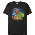 thumbnail image 1 of Men's Marvel Contest of Champions Heroes  Graphic Tee Black Medium, 1 of 4