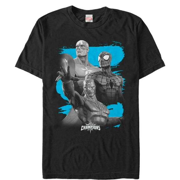 Men's Marvel Contest of Champions Streak  Graphic Tee Black 4X Large