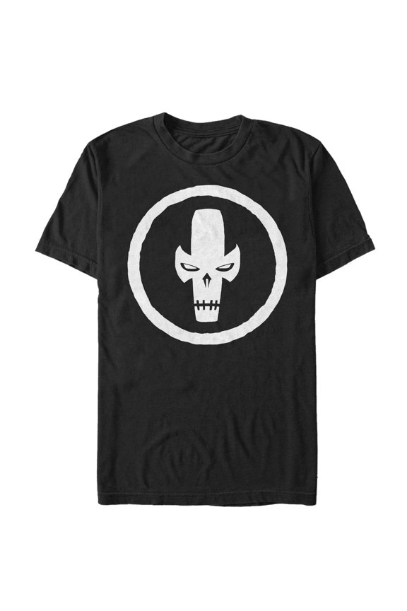 Men's Marvel Crossbones Mask Graphic Tee Black Small