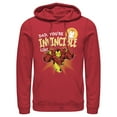thumbnail image 1 of Men's Marvel Dad You're Invincible Like Iron Man  Pull Over Hoodie Red 2X Large, 1 of 4