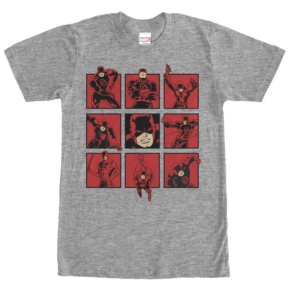 Men's Marvel Daredevil Crime Fighter  Graphic Tee Athletic Heather 2X Large