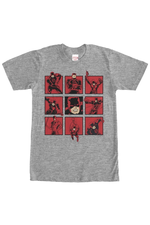 Men's Marvel Daredevil Crime Fighter Graphic Tee Athletic Heather Medium