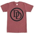 thumbnail image 1 of Men's Marvel Daredevil Logo  Graphic Tee Red Heather 2X Large, 1 of 4