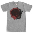 thumbnail image 1 of Men's Marvel Daredevil Profile Hell's Kitchen  Graphic Tee Athletic Heather Large, 1 of 4