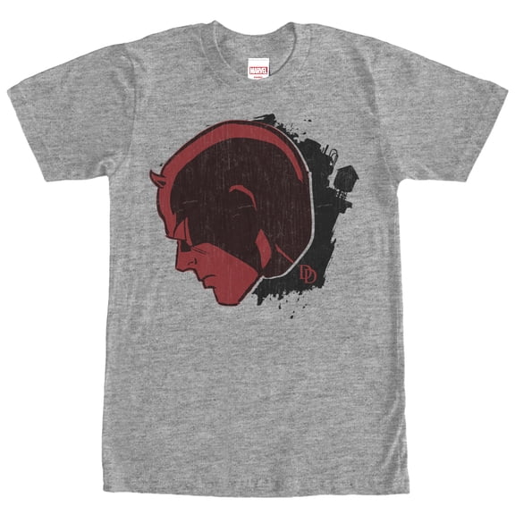 Men's Marvel Daredevil Profile Hell's Kitchen  Graphic Tee Athletic Heather Small