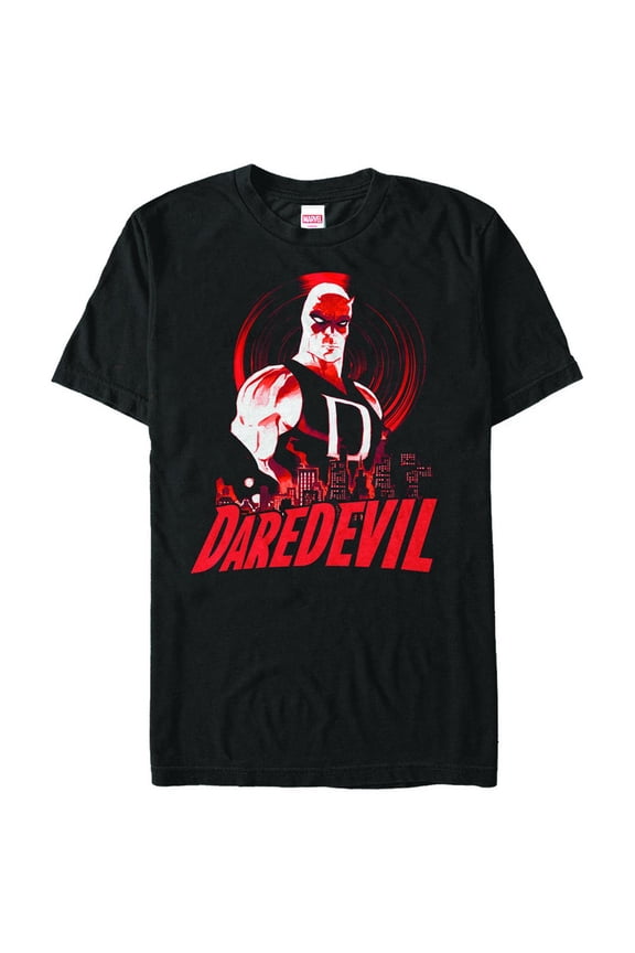 Men's Marvel Daredevil Vortex Graphic Tee Black 2X Large
