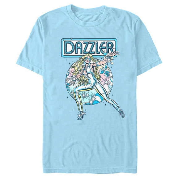Men's Marvel Dazzler Retro Light Beams  Graphic T-Shirt