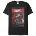 thumbnail image 1 of Men's Marvel Deadpool Action Figure  Graphic Tee Black Large, 1 of 4