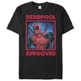 thumbnail image 1 of Men's Marvel Deadpool Approved  Graphic Tee Black 4X Large, 1 of 4