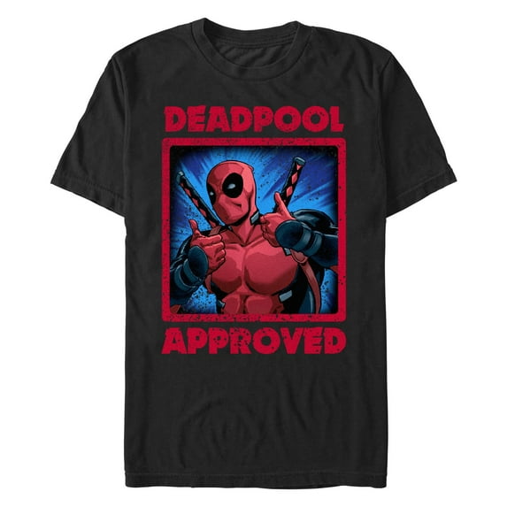 Men's Marvel: Deadpool Approved Portrait Graphic T-Shirt