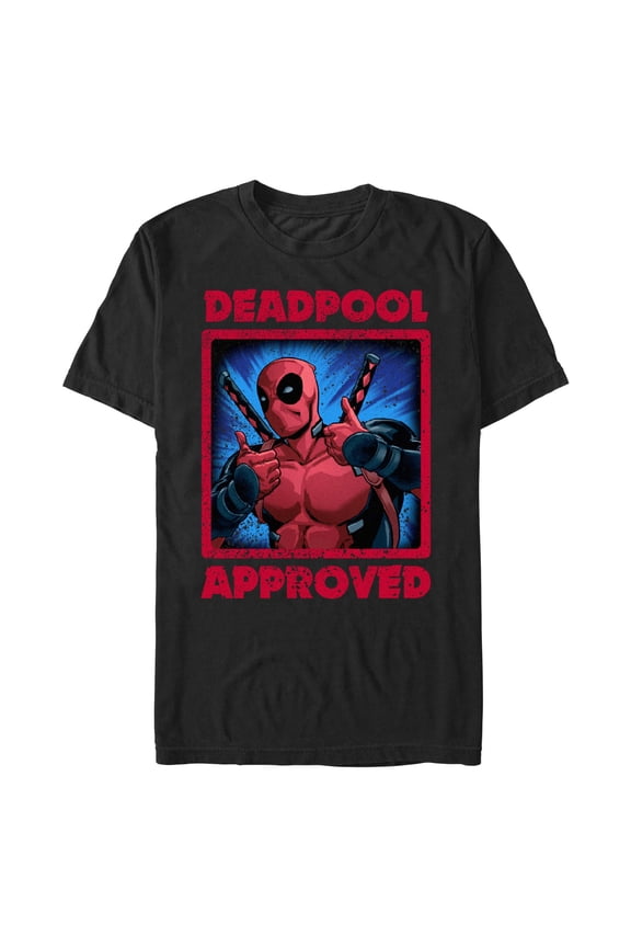 Men's Marvel: Deadpool Approved Portrait Graphic T-Shirt