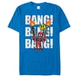 thumbnail image 1 of Men's Marvel Deadpool Bang Bang  Graphic Tee Royal Blue Large, 1 of 4