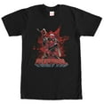 thumbnail image 1 of Men's Marvel Deadpool Blood  Graphic Tee Black X Large, 1 of 4