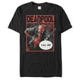 thumbnail image 1 of Men's Marvel Deadpool Call Me  Graphic Tee Black Large, 1 of 4