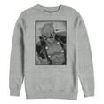 thumbnail image 1 of Men's Marvel Deadpool Classic Grey GrayscalePose  Sweatshirt Athletic Heather 3X Large, 1 of 3