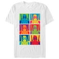 thumbnail image 1 of Men's Marvel Deadpool Color Panels Graphic Tee White 3X Large, 1 of 4