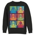 thumbnail image 1 of Men's Marvel Deadpool Color Panels  Sweatshirt Black Large, 1 of 3
