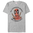 thumbnail image 1 of Men's Marvel Deadpool Common Sense  Graphic Tee Athletic Heather 4X Large, 1 of 5