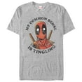 thumbnail image 1 of Men's Marvel Deadpool Common Sense  Graphic Tee Athletic Heather 5X Large, 1 of 5