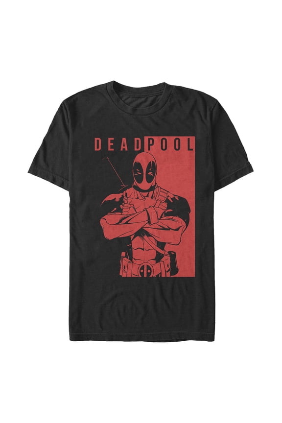 Men's Marvel: Deadpool Deadpool Duotone Art Graphic T-Shirt