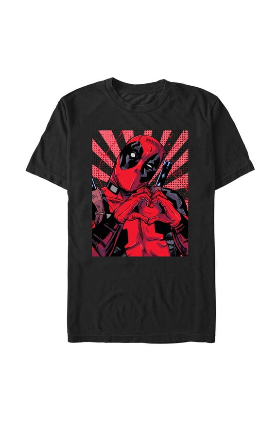 Men's Marvel: Deadpool Deadpool Heart You Graphic T-Shirt