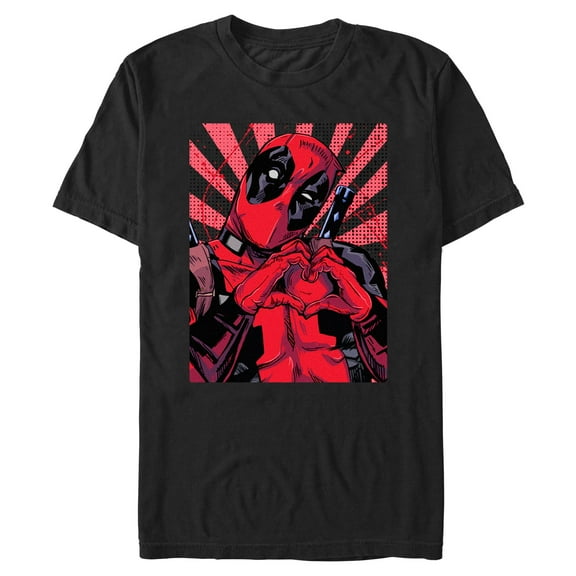 Men's Marvel: Deadpool Deadpool Heart You Graphic T-Shirt