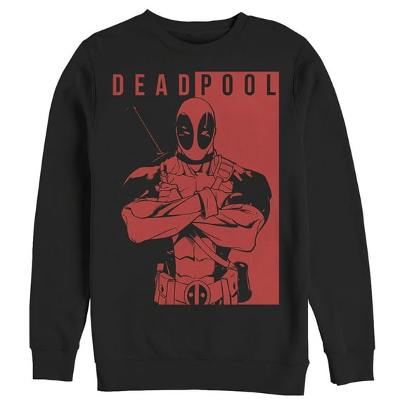 Men's Marvel Deadpool Duotone Art Sweatshirt