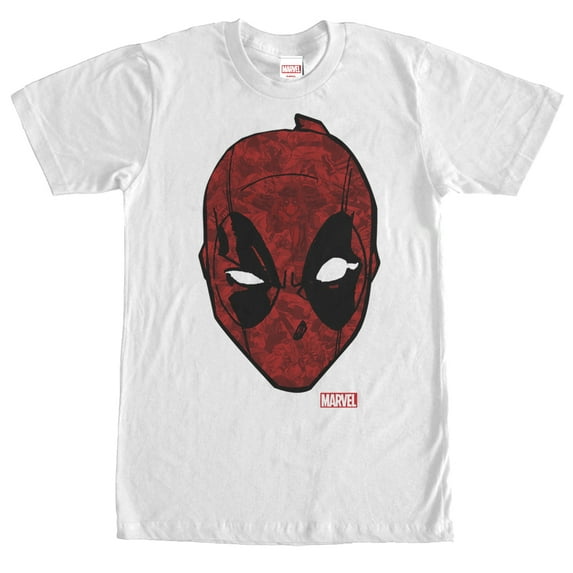Men's Marvel Deadpool Graphic Tee White Large