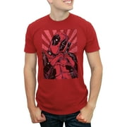 Men's Marvel Deadpool Heart You Graphic Tee Red Small