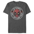 thumbnail image 1 of Men's Marvel Deadpool I'm Sorry Did I Offend You? Graphic Tee Charcoal Heather X Large, 1 of 5