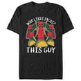 thumbnail image 1 of Men's Marvel Deadpool Likes Tacos Graphic Tee Black 5X Large, 1 of 4