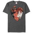 thumbnail image 1 of Men's Marvel Deadpool Love To Do List Graphic Tee Charcoal Heather 2X Large, 1 of 4