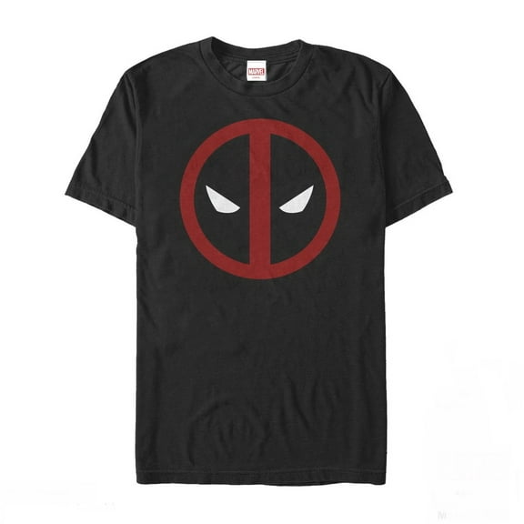 Men's Marvel Deadpool Mask Classic  Graphic Tee Black 4X Large