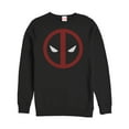 thumbnail image 1 of Men's Marvel Deadpool Mask Classic  Sweatshirt Black 2X Large, 1 of 3