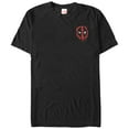 thumbnail image 1 of Men's Marvel Deadpool Mini Splatter Icon  Graphic Tee Black Large, 1 of 4