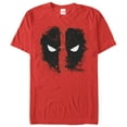 thumbnail image 1 of Men's Marvel Deadpool Reverse Mask Splatter  Graphic Tee Red Large, 1 of 5