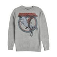 thumbnail image 1 of Men's Marvel Deadpool Rides Unicorn  Sweatshirt Athletic Heather 2X Large, 1 of 3