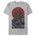 thumbnail image 1 of Men's Marvel Deadpool Samurai Warrior  Graphic Tee Athletic Heather Medium, 1 of 4