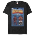thumbnail image 1 of Men's Marvel Deadpool Secret Action Figure  Graphic Tee Black X Large, 1 of 4