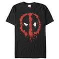 thumbnail image 1 of Men's Marvel Deadpool Splatter Icon  Graphic Tee Black 4X Large, 1 of 5