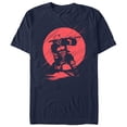 thumbnail image 1 of Men's Marvel Deadpool Sunset Streaks Graphic Tee Navy Blue X Large, 1 of 4