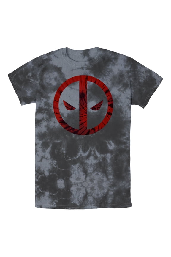 Men's Marvel Deadpool Tie-Dye Logo Graphic T-Shirt