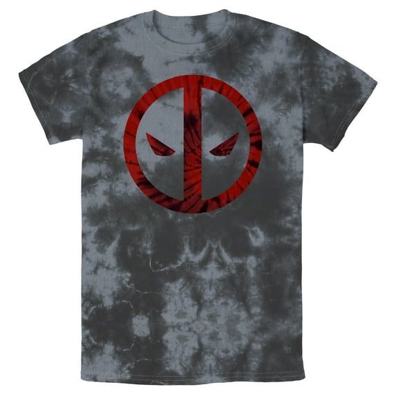 Men's Marvel Deadpool Tie-Dye Logo Graphic T-Shirt