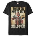 thumbnail image 1 of Men's Marvel Deadpool To Eat or Not To Eat  Graphic Tee Black Small, 1 of 4