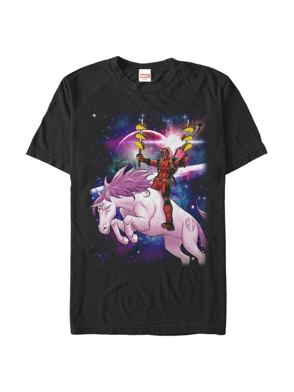 Men's Marvel Deadpool Universe Taco Unicorn Graphic T-Shirt